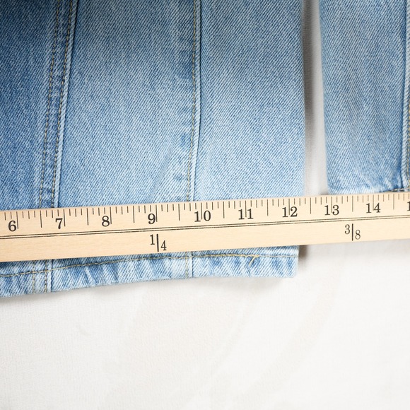 Levis 94 Baggy Wide Leg Jeans Light Wash Blue Paneled Denim A7462-0001 W29 L31 - Picture 6 of 13